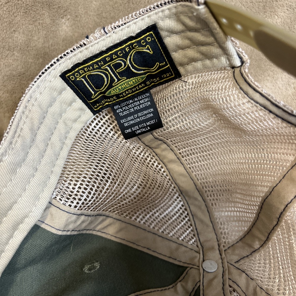 Dpc Dorfman Pacific Co Snapback Mesh Back Trucker Hat Multicolor‎ One Size - Picture 7 of 9